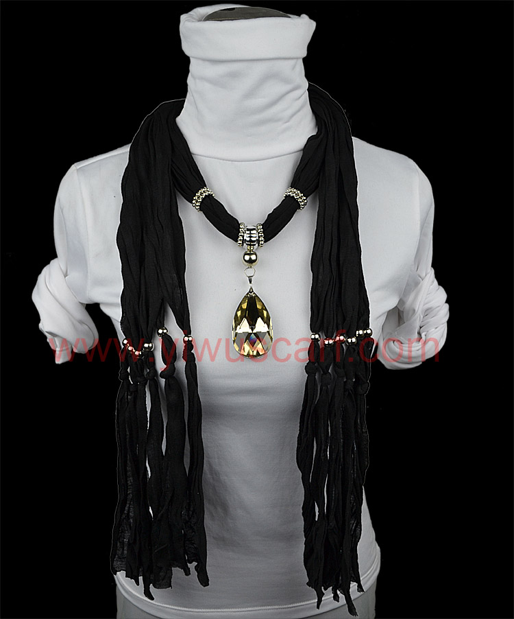 Rhinestone Pendant Scarf Fashion Spring Collection