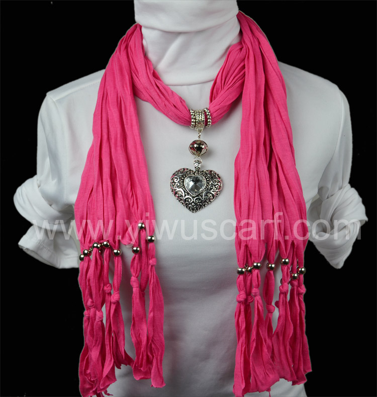 Wholesale New Heart pendant scarf