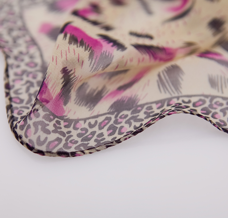Chiffon ladies section shawls decorative wild leopard scarf