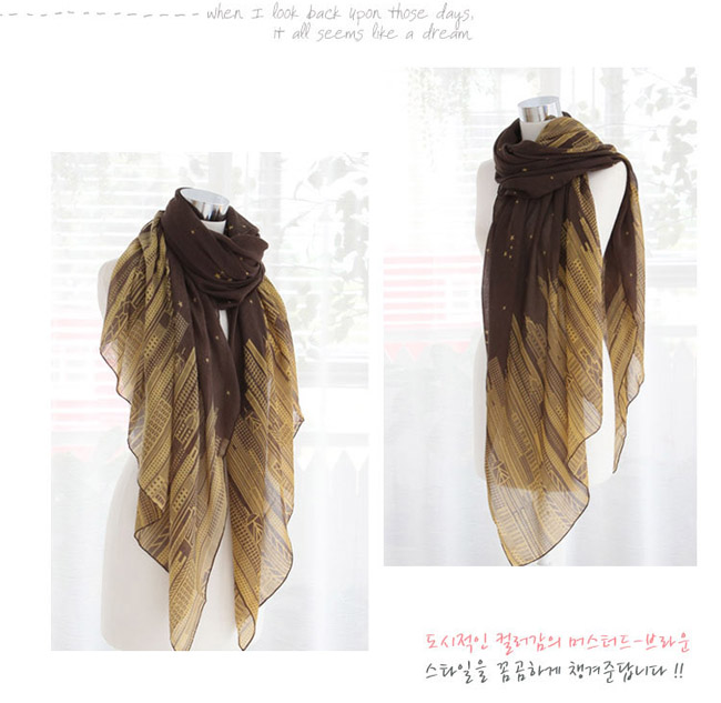 new design of polyester scarf