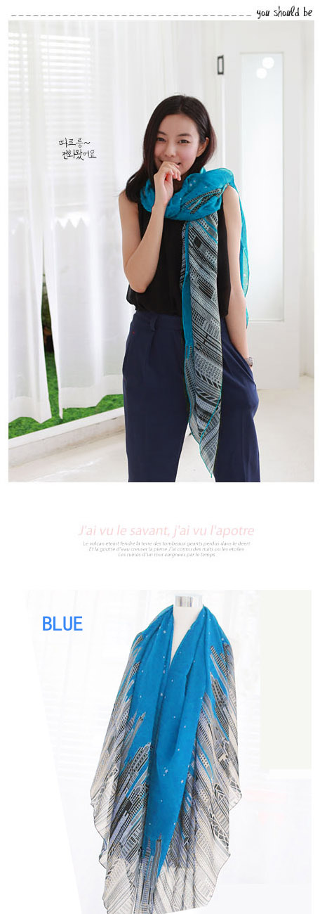 new design of polyester scarf