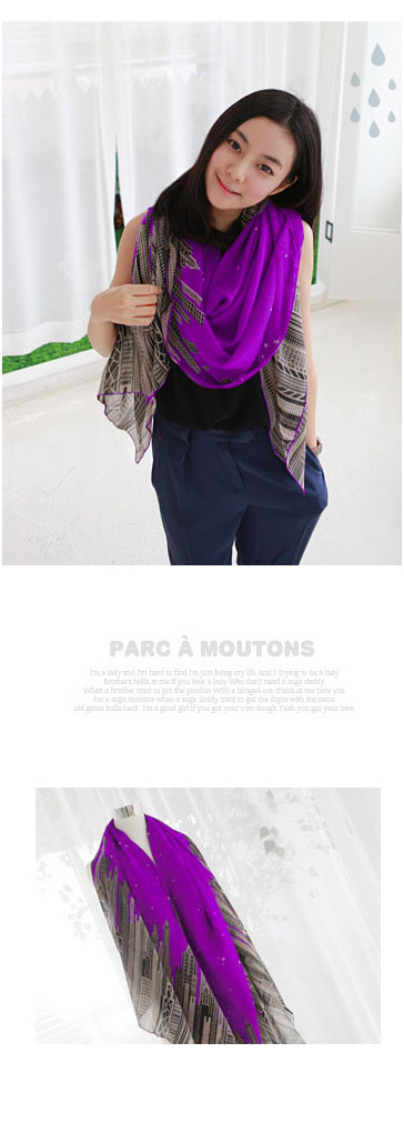 new design of polyester scarf