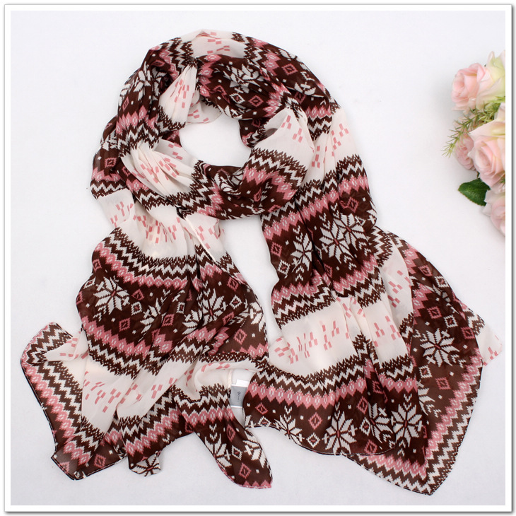 Snowflake scarf, scarves