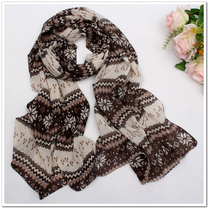 Snowflake scarf, scarves