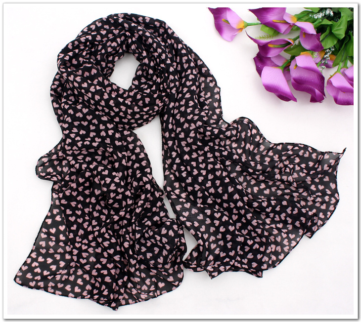 Love scarves, chiffon scarves in summer