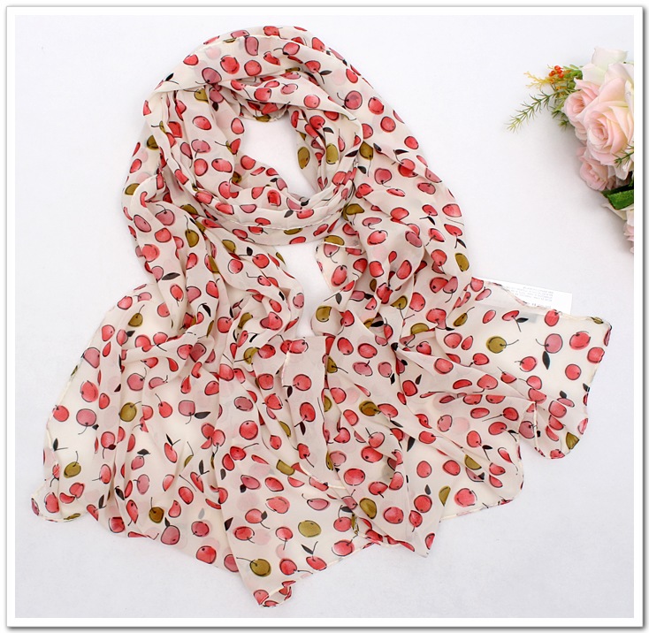 Cherry scarf