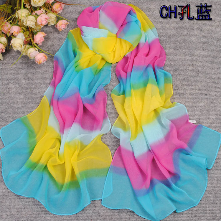 colorful scarf