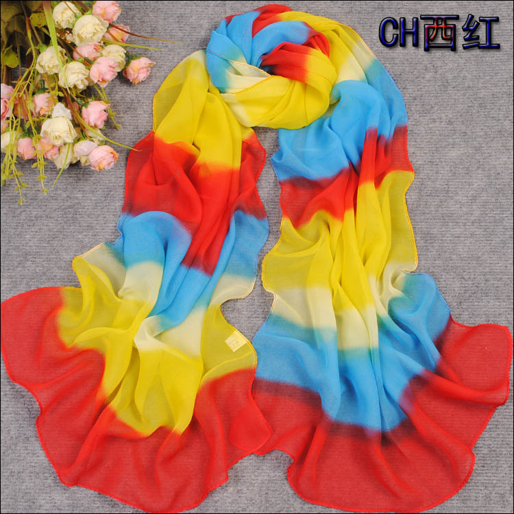 Colorful scarves
