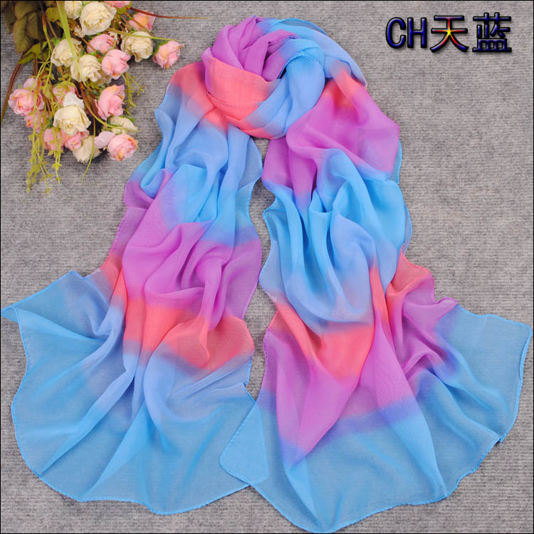 Colorful scarves