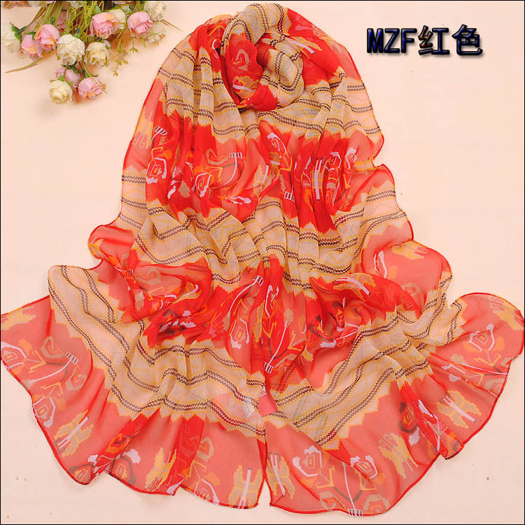 Music symbol fashion scarf