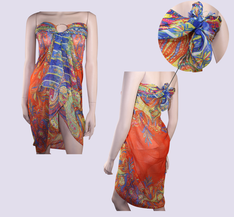 Xishuangbanna cashew flower scarf