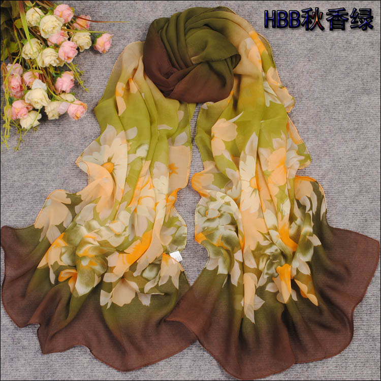 Two-color scarf