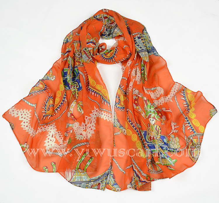 silk chiffon scarves women