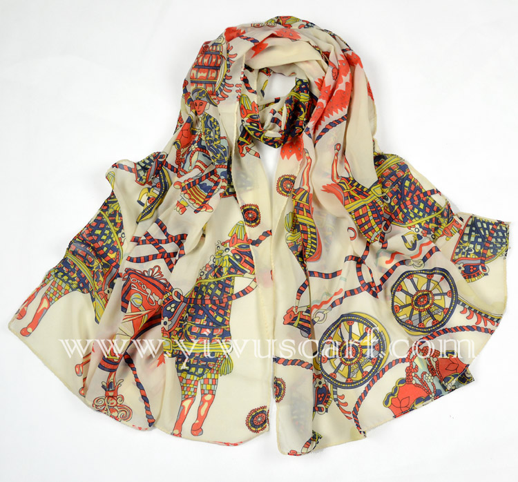 silk chiffon scarves women