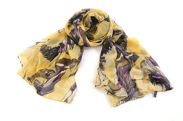 Begonia flower scarf