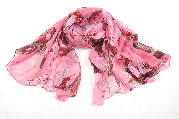Begonia flower scarf