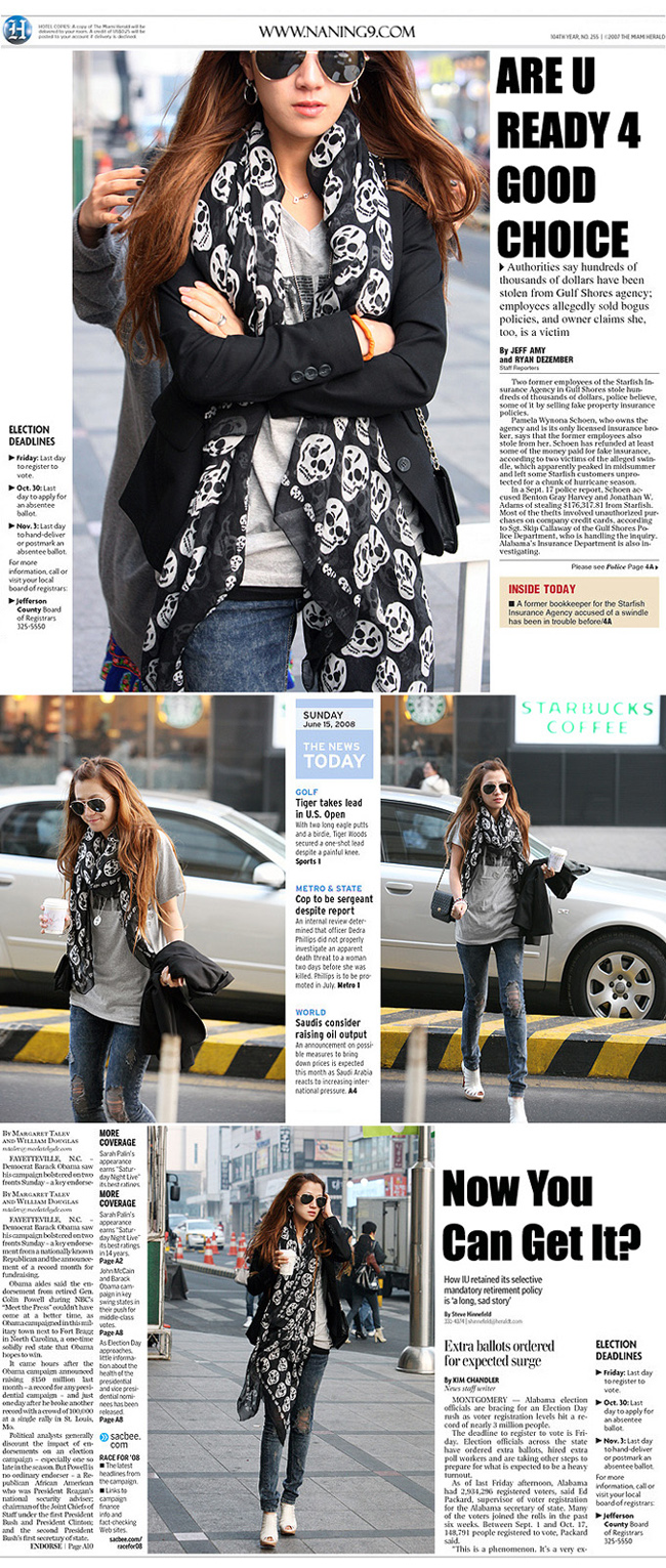 Kito scarf skull shawl scarf