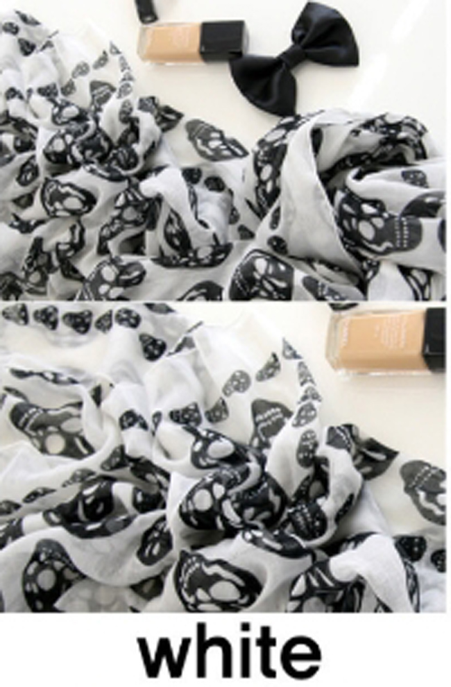 Kito scarf skull shawl scarf