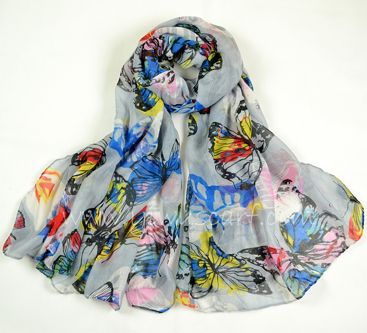 Polyester chiffon scarf