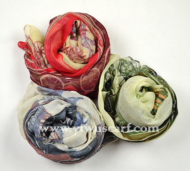 wholesale cotton voile scarf