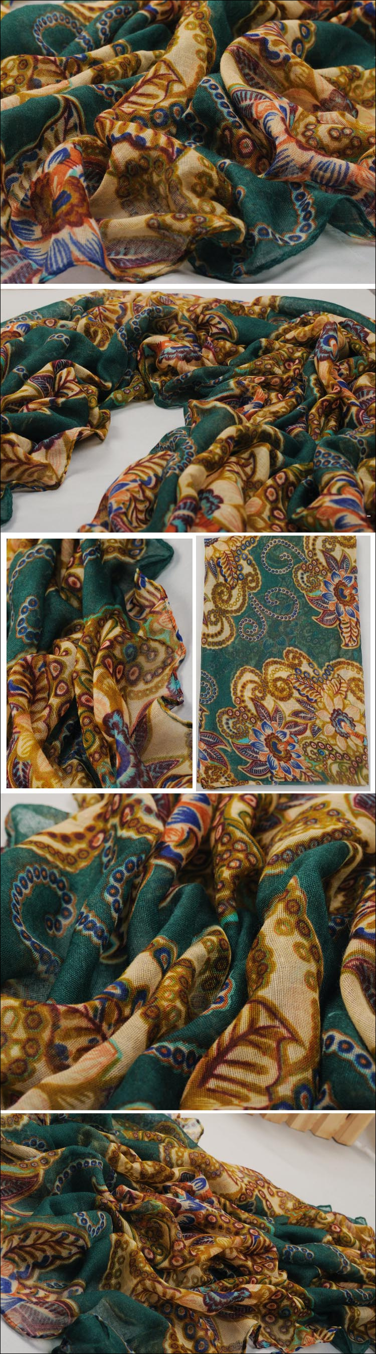 new design of tuteng flower scarf
