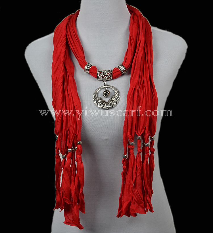 pendant scarf wholesale jewelry scarf
