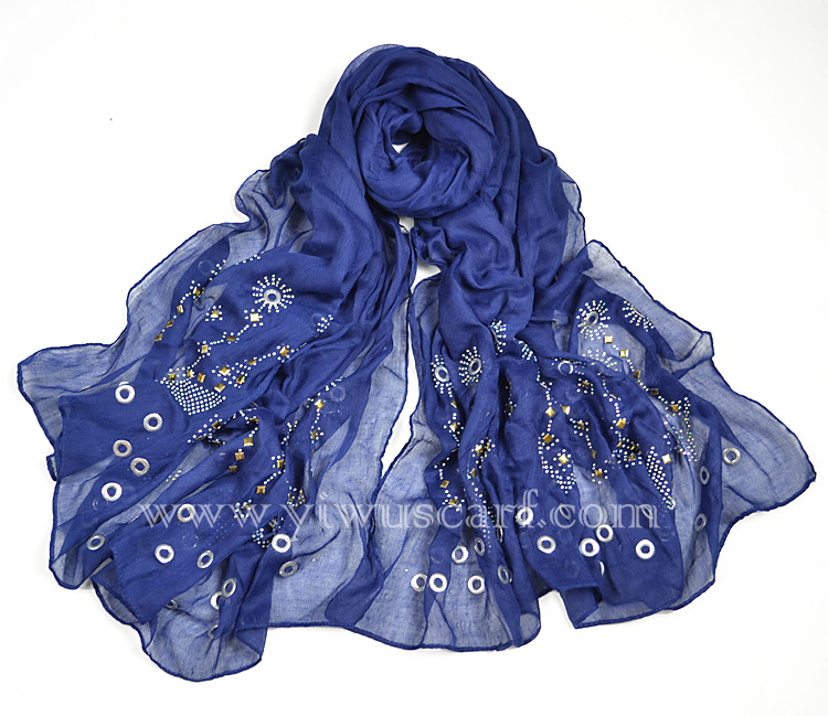China rhinestone scarf wholesale hot fix rhinestone scarf