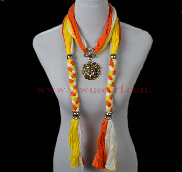 Wholesale Scarf Necklace Jewelry Pendant scarves