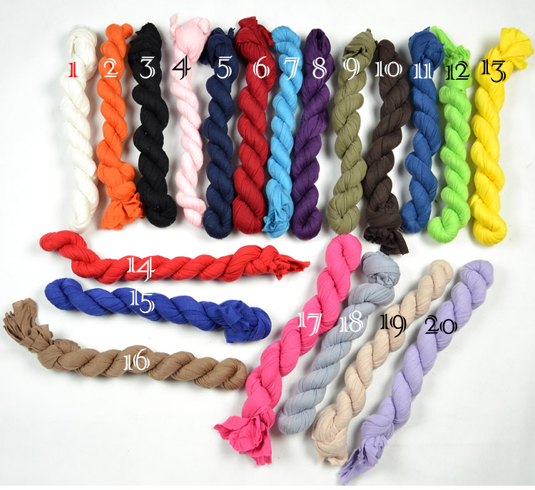 2012 pendant scarf color card