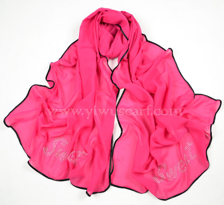 fashion Oversized shawl silk scarf