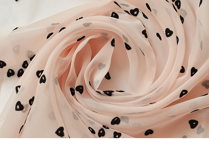 chiffon lace love scarf silk selling silk