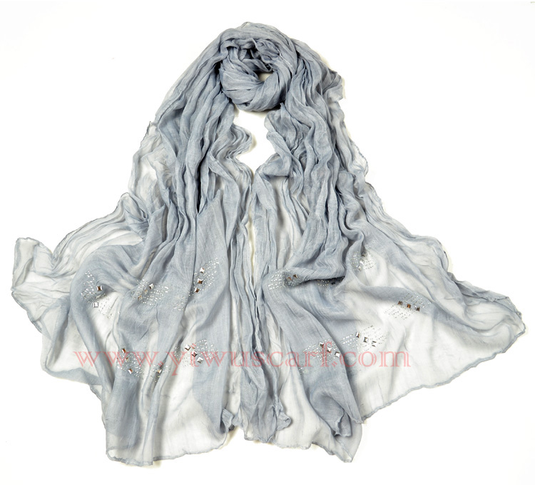 Womens Fashion Rhinestone Scarves