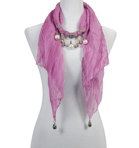 Pearl Pendant Scarf
