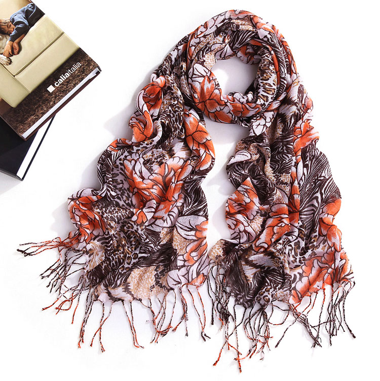 Retro classic cotton scarf rab headscarf