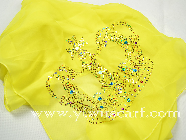 Hot drill silk scarf