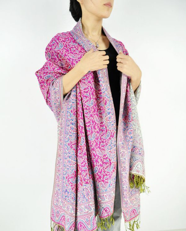 jacquard scarf