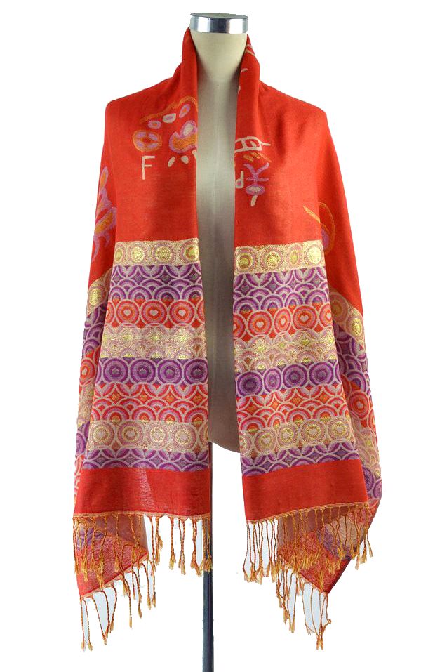 The USA cotton Dongba printing scarf