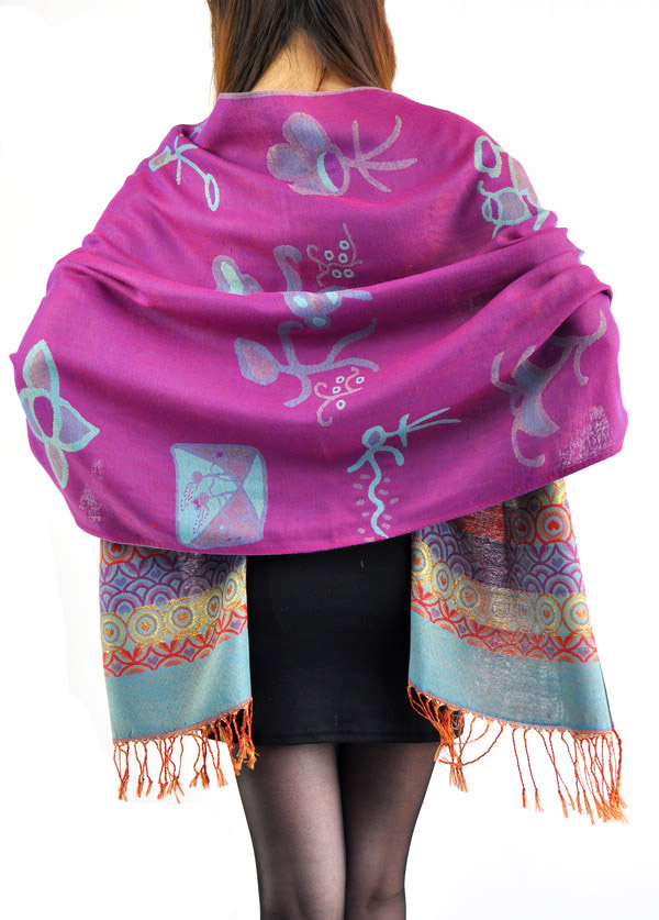 The USA cotton Dongba printing scarf