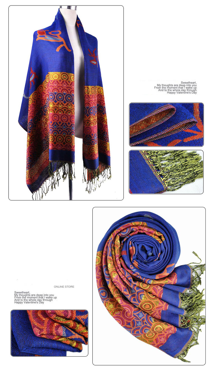 The USA cotton Dongba printing scarf