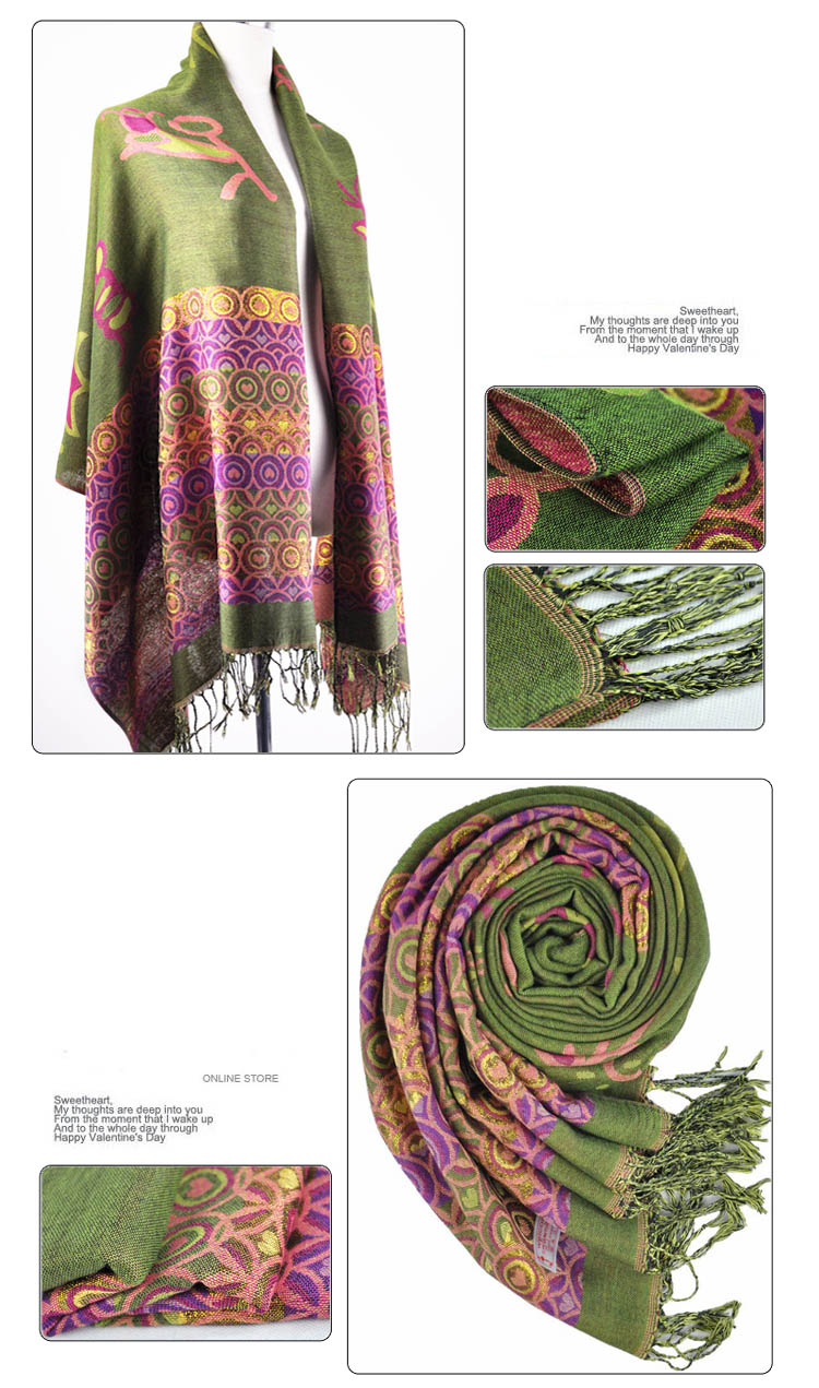 The USA cotton Dongba printing scarf