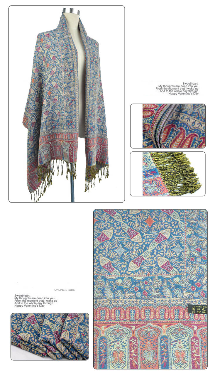 Cashew flower scarf Sweden