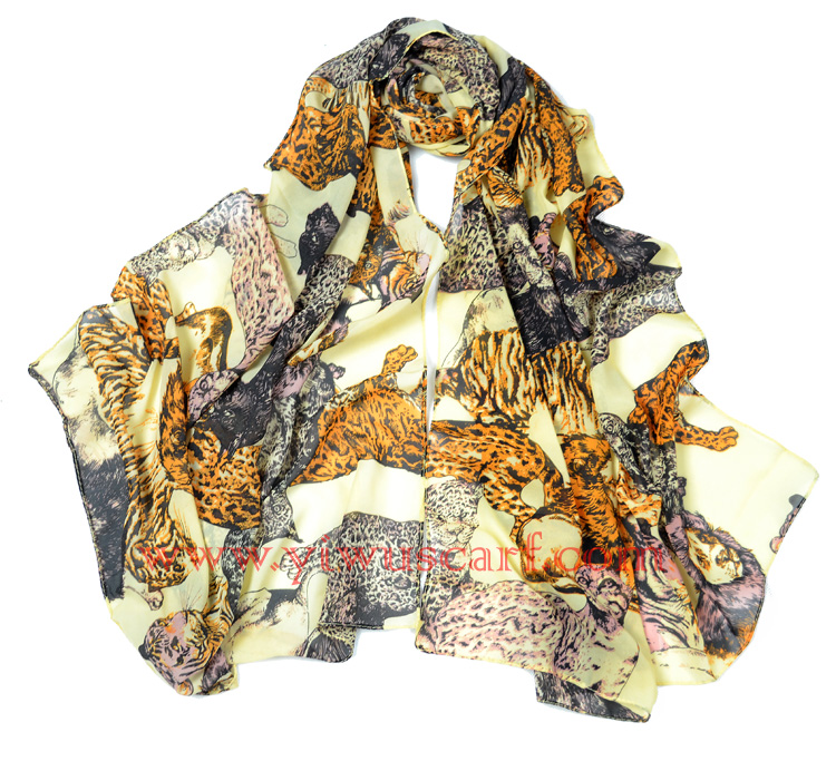 Printed silk scarves from Liberty London
