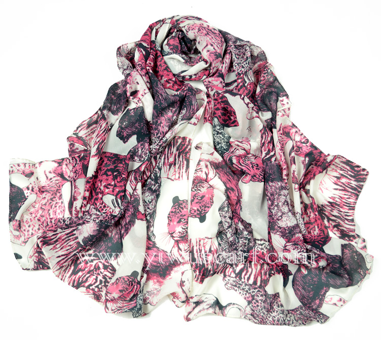 Printed silk scarves from Liberty London