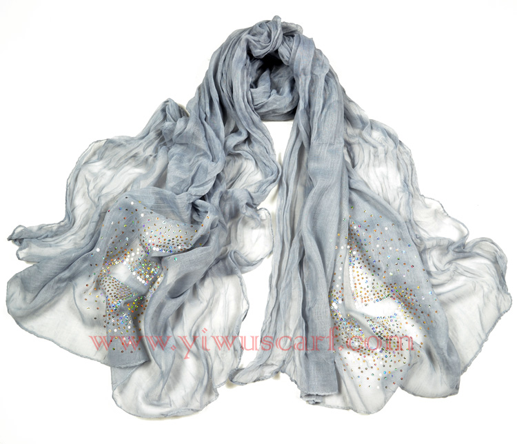 Cross hot diamond scarf