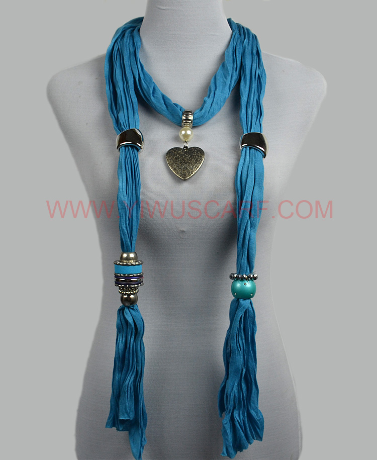 Wholesale Alloy Beads Pendant Scarf