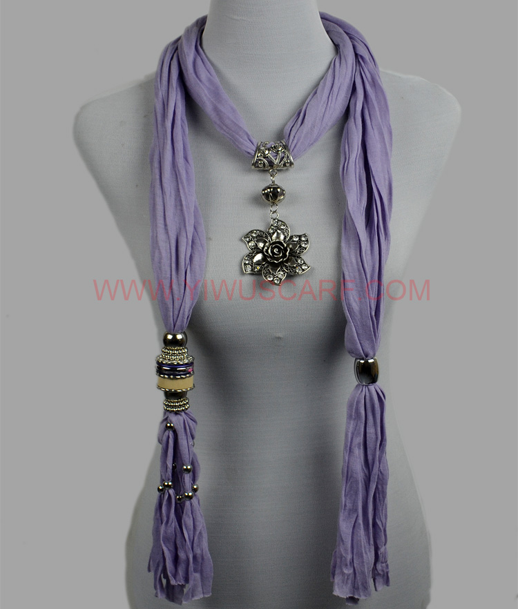 Metal Pendant Scarves Scarf
