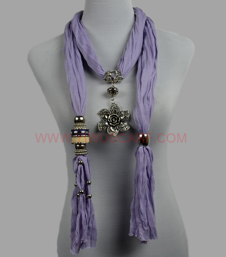 Metal Pendant Scarves Scarf