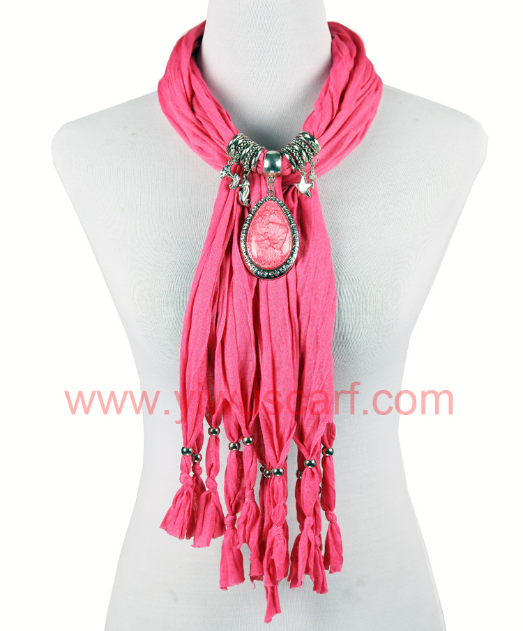 Wholesale pendant scarves jewelry scarf