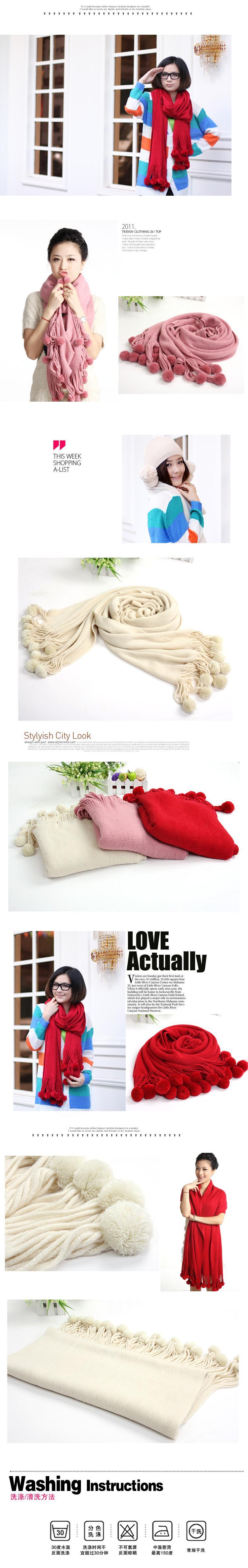 Winter wool scarf, women scarves