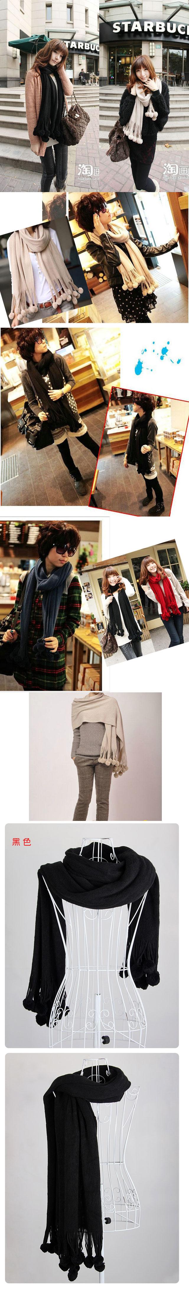 Winter wool scarf, women scarves